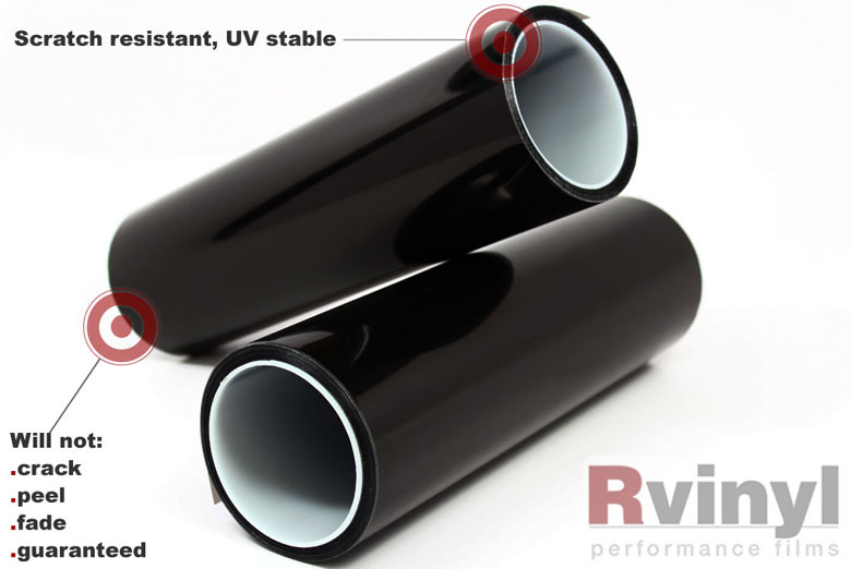 Blackout Smoked Light Wrapping Film