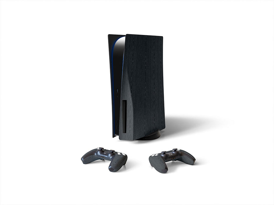 blackwood wood grain Sony PS5 DIY Skin