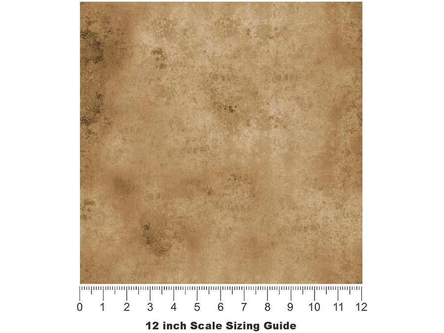 Blank Parchment Gothic Vinyl Film Pattern Size 12 inch Scale~Rwraps Blank Parchment Gothic Sizing Chart~2