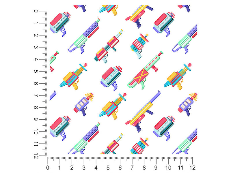 blasters full science fiction 1ft x 1ft Craft Sheets