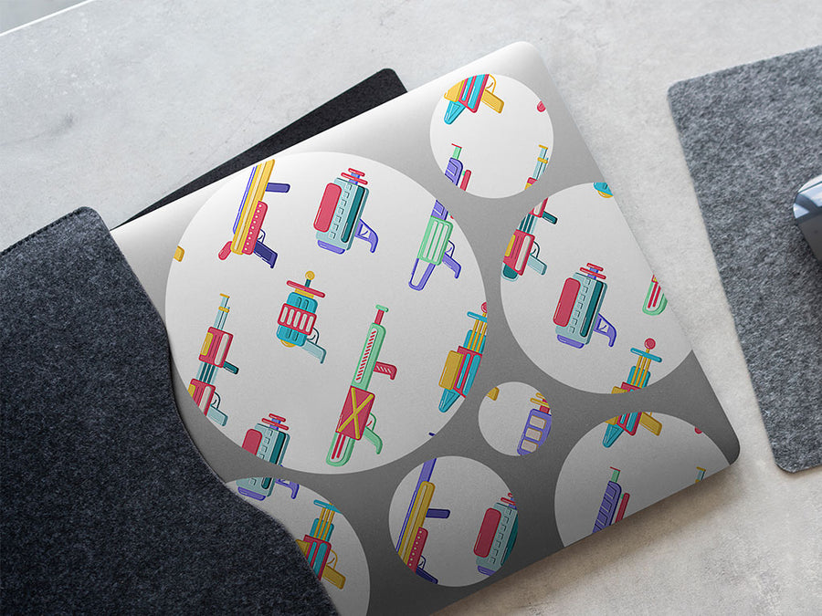 blasters full science fiction DIY Laptop Stickers