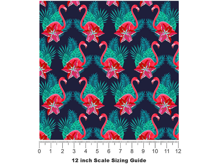 Blazing Beauties Birds Vinyl Film Pattern Size 12 inch Scale~Rwraps Blazing Beauties Birds Sizing Chart~2