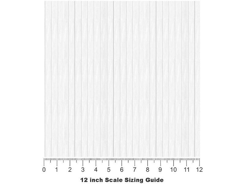 Bleached Wood Plank Vinyl Film Pattern Size 12 inch Scale~Rwraps Bleached Wood Plank Sizing Chart~3
