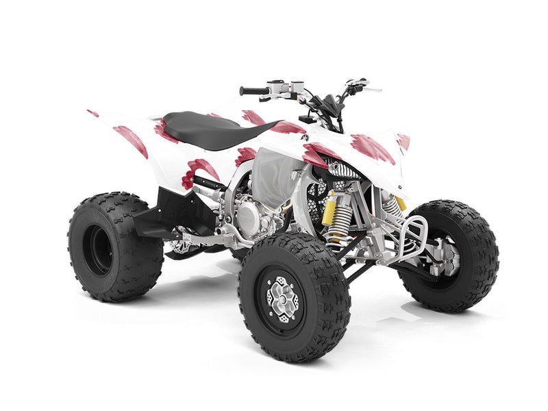 Bleeding Gums Watercolor ATV Wrapping Vinyl