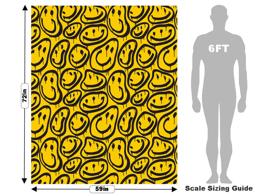 Bleeding Smiles Graffiti Vehicle Wrap Scale~Rwraps Series 914 Bleeding Smiles Graffiti Measurements~2