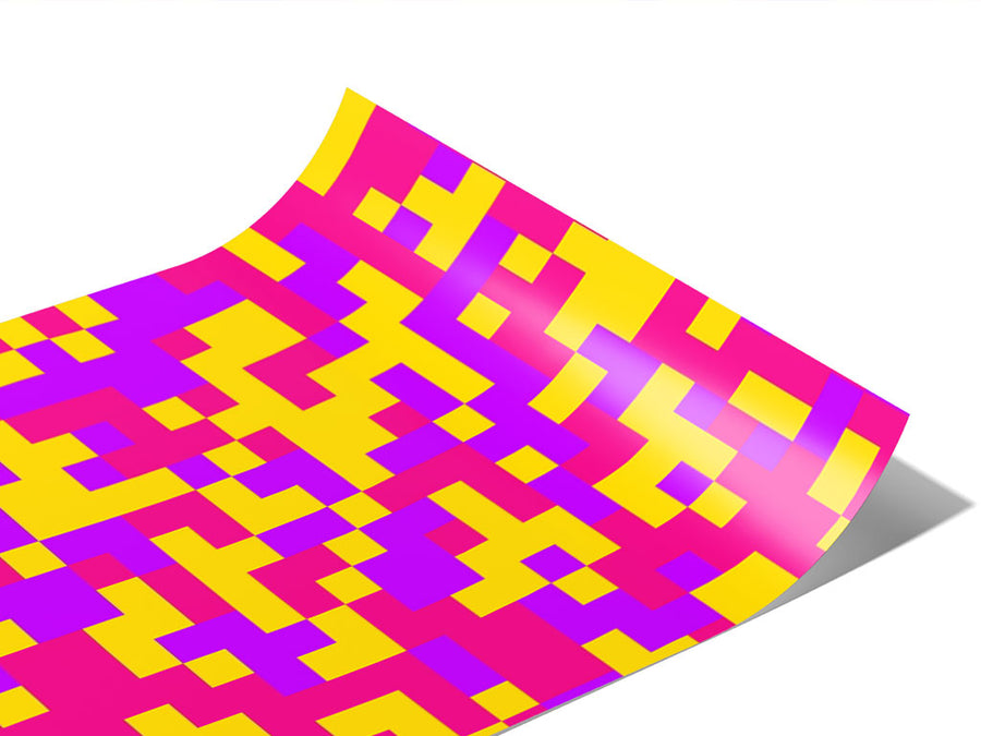 Bleeding Sun Pixel Vinyl Wraps~Rwraps Series 914 Digitally Printed Vinyl Wrap~0
