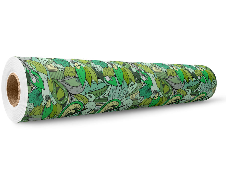 Blessed Island Floral Wrap Film Wholesale Roll~Rwraps Series 914 Digitally Printed Vinyl Roll~5