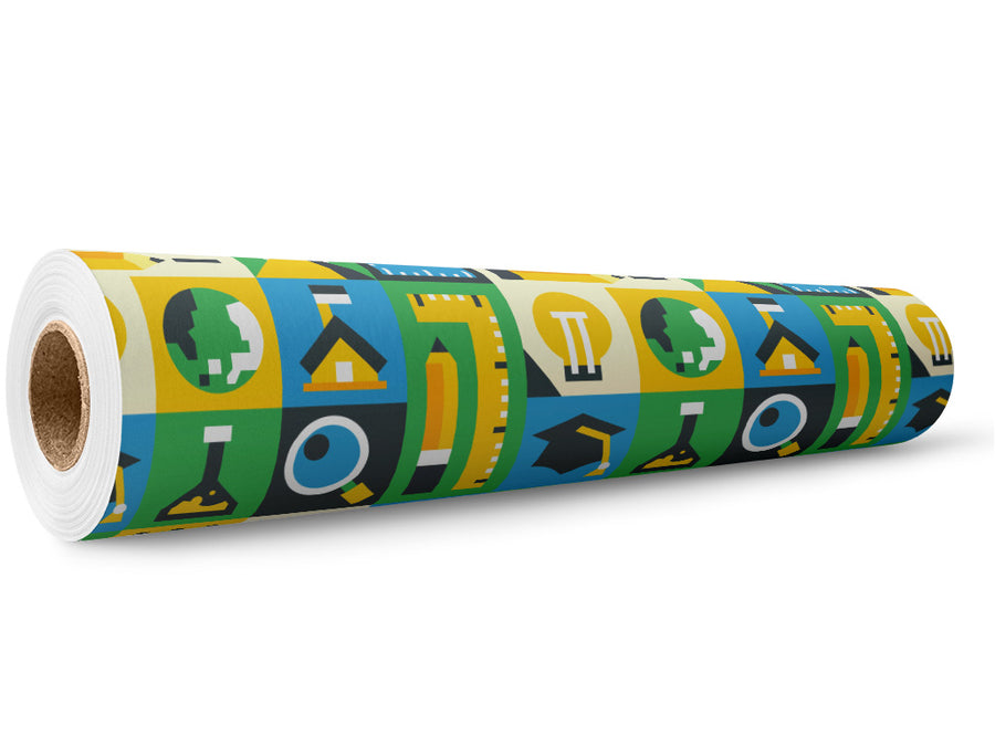 Blinded With Science Mosaic Wrap Film Wholesale Roll~Rwraps Series 914 Digitally Printed Vinyl Roll~5