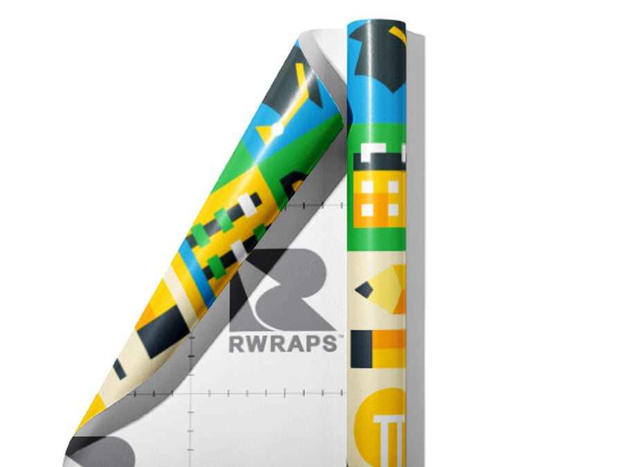 Blinded With Science Mosaic Wrap Film Sheets~Rwraps Series 914 Blinded With Science Mosaic Scrolled Sheet~3