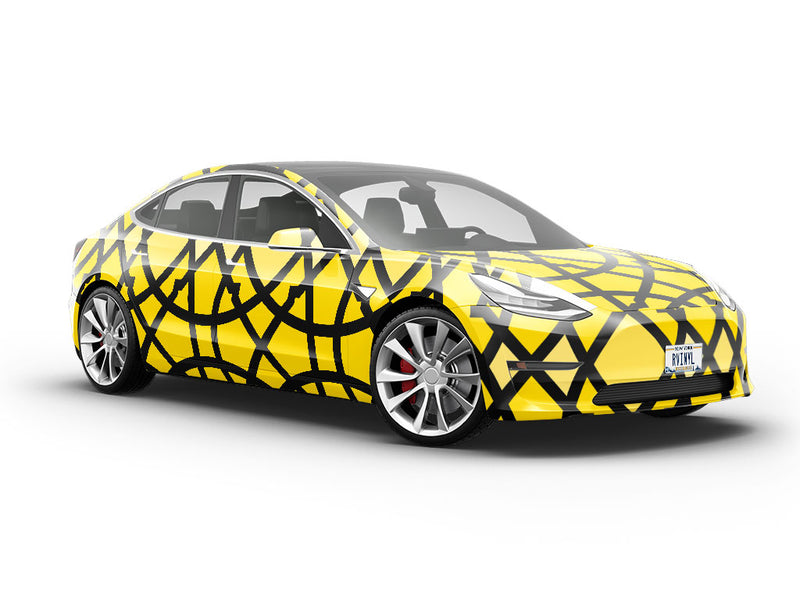 Blinding Star Art Deco Vehicle Vinyl Wrap