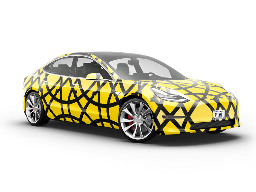Blinding Star Art Deco Vehicle Vinyl Wrap