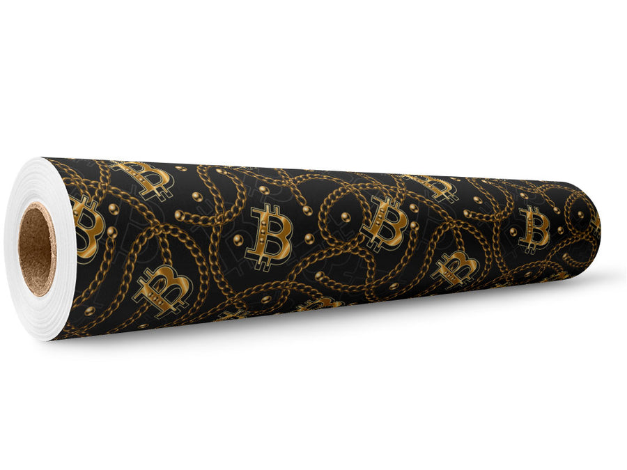 Block Chain Technology Wrap Film Wholesale Roll~Rwraps Series 914 Digitally Printed Vinyl Roll~5