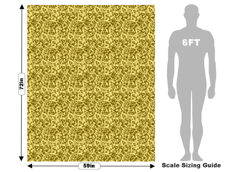 Blonde Cover Camouflage Vehicle Wrap Scale~Rwraps Series 914 Blonde Cover Camouflage Measurements~2