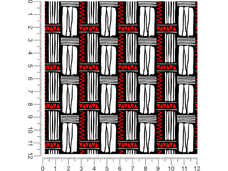 blood legion abstract geometric 1ft x 1ft Craft Sheets