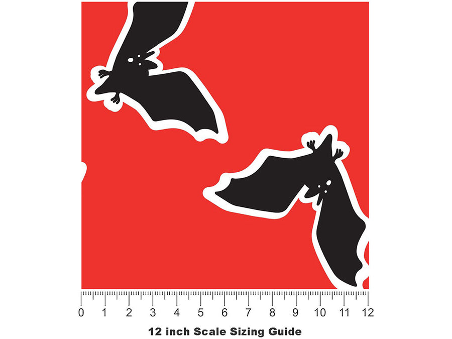 Bloodsucking Creeps Animal Vinyl Film Pattern Size 12 inch Scale~Rwraps Bloodsucking Creeps Animal Sizing Chart~2