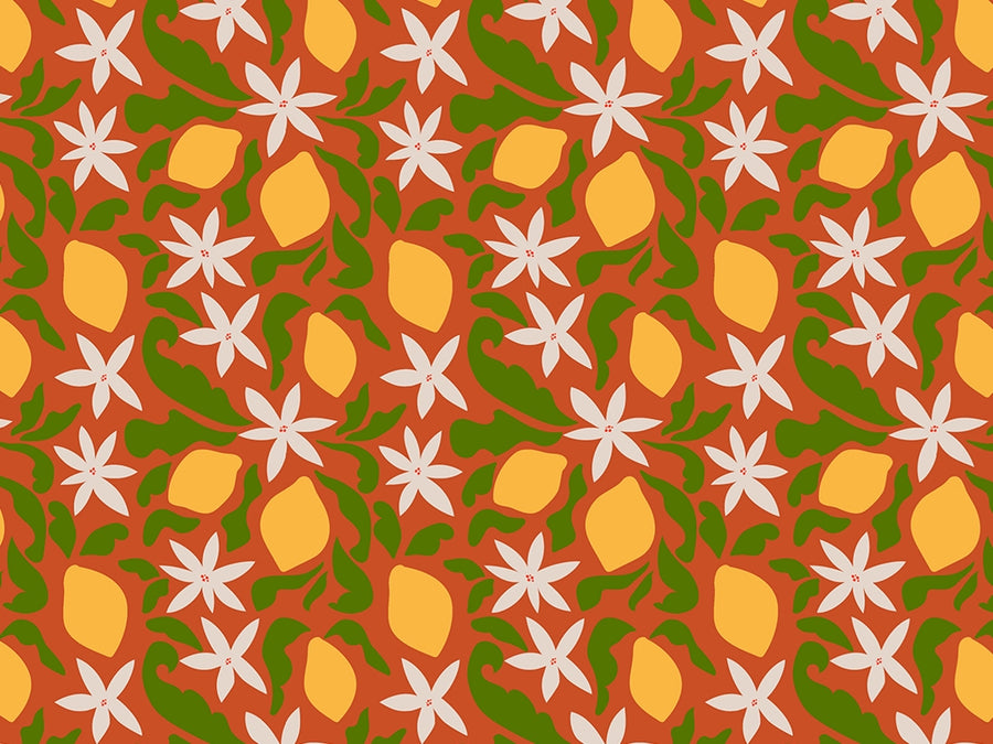 Blossoming Fruits Fruit Vinyl Wrap Pattern~Rwraps Series 914 Digitally Printed Vinyl Wrap~0