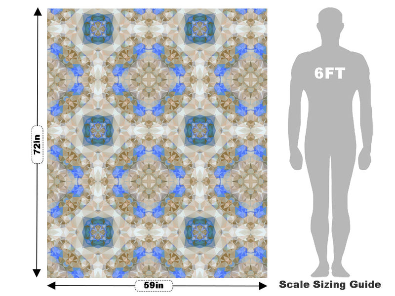 Blossoming Gold Tile Vehicle Wrap Scale~Rwraps Series 914 Blossoming Gold Tile Measurements~2