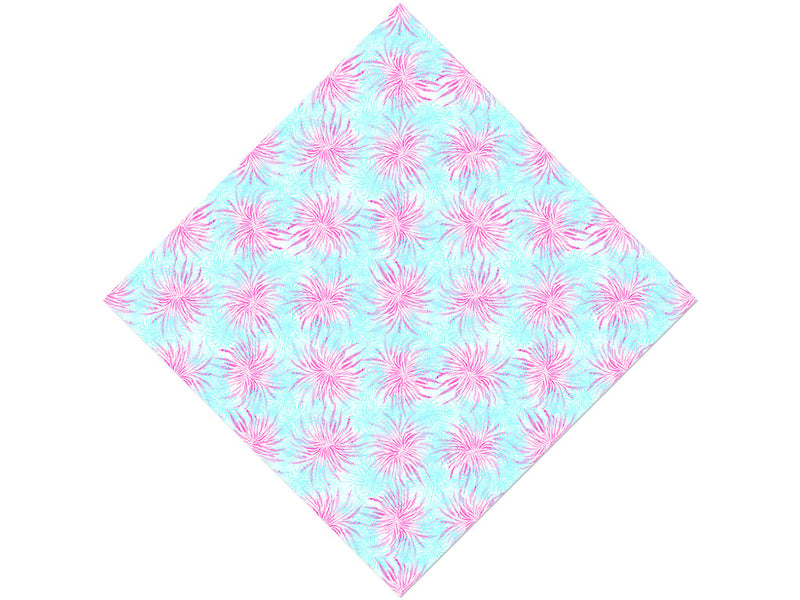 Blossoming Passion Tie Dye Vinyl Wrap Pattern