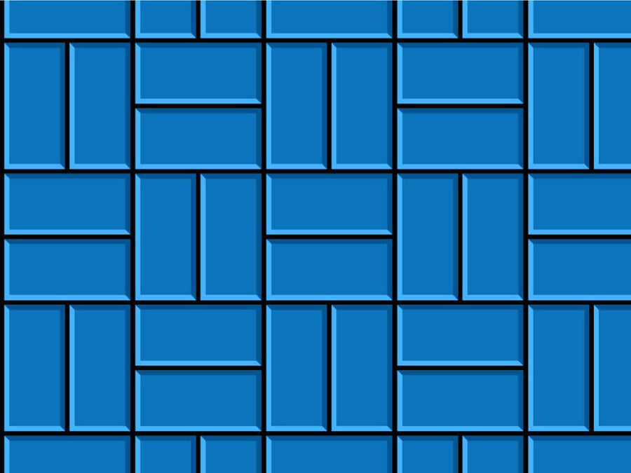 Blue Brick Vinyl Wrap Pattern~Rwraps Series 914 Digitally Printed Vinyl Wrap~0