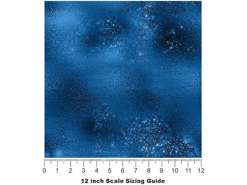 Blue Belle Gemstone Vinyl Film Pattern Size 12 inch Scale~Rwraps Blue Belle Gemstone Sizing Chart~2