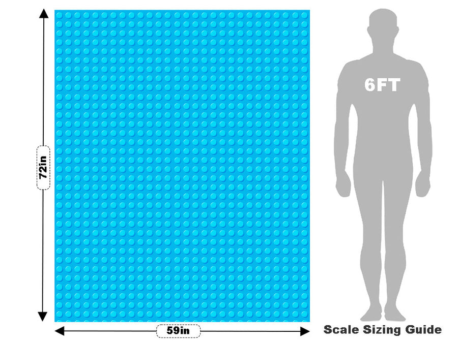 Blue Brick Toy Room Vehicle Wrap Scale~Rwraps Series 914 Blue Brick Toy Room Measurements~1