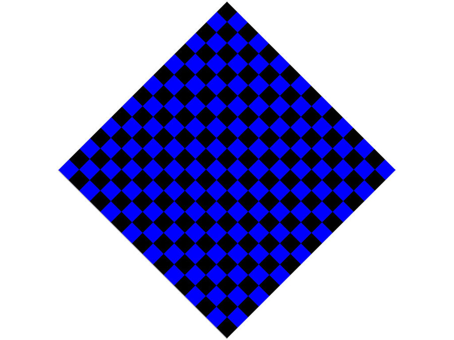 Blue Checkered Vinyl Wrap Pattern