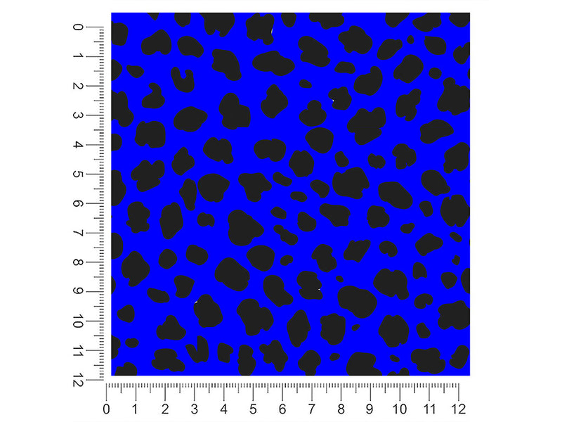 blue cheetah animal print 1ft x 1ft Craft Sheets