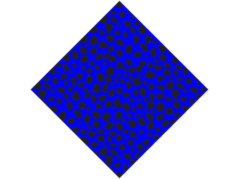 Blue Cheetah Vinyl Wrap Pattern
