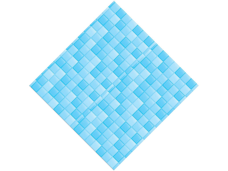 Blue Tile Vinyl Wrap Pattern