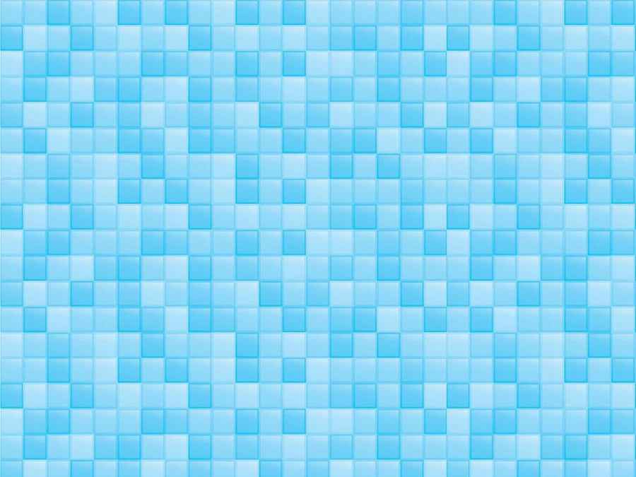Blue Tile Vinyl Wrap Pattern~Rwraps Series 914 Digitally Printed Vinyl Wrap~0