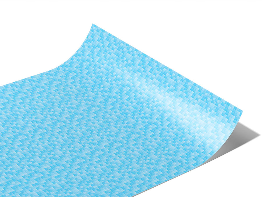 Blue Tile Vinyl Wraps~Rwraps Series 914 Digitally Printed Vinyl Wrap~1