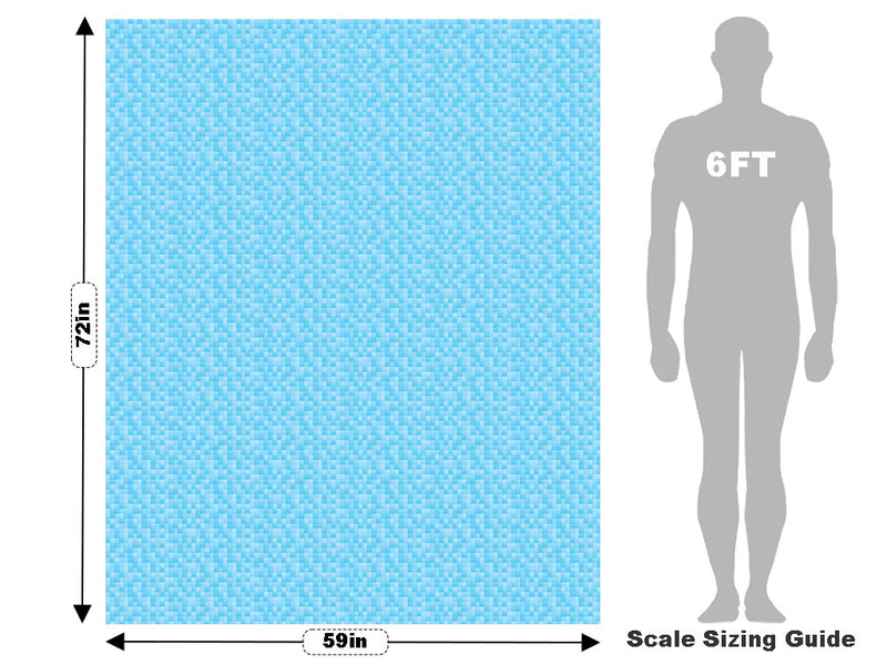 Blue Tile Vehicle Wrap Scale~Rwraps Series 914 Blue Tile Measurements~2