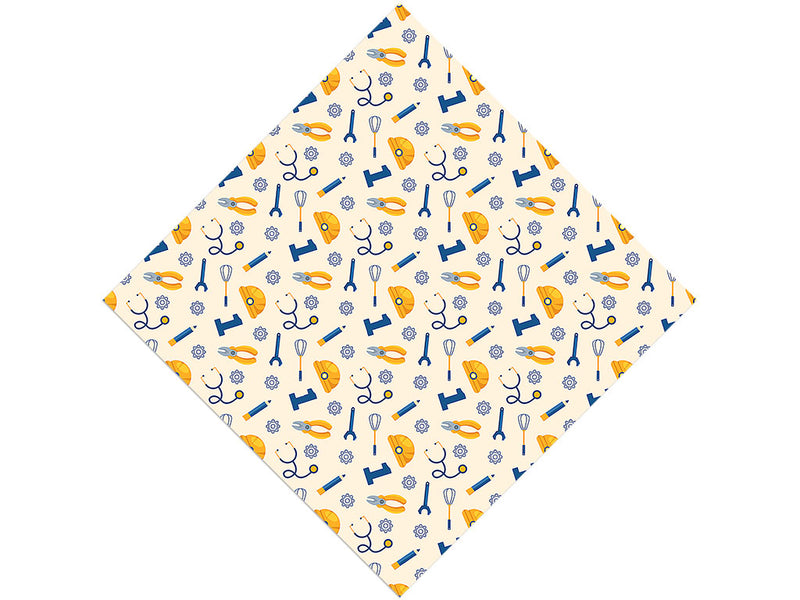 Blue Collar Americana Vinyl Wrap Pattern