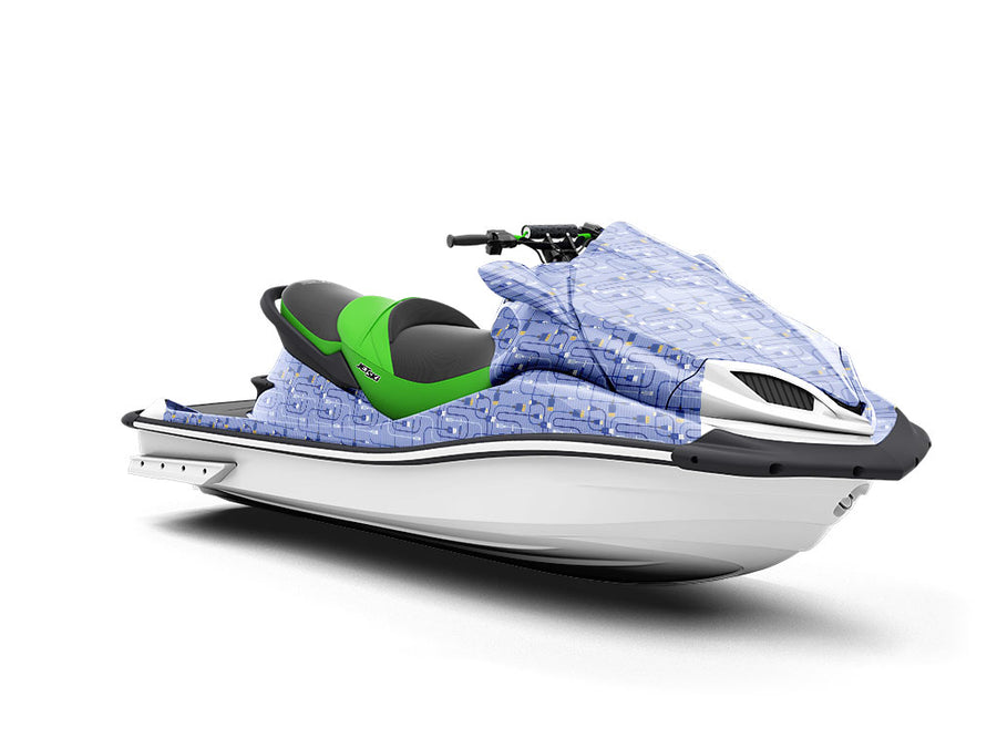 Blue Cords Technology Jet Ski Vinyl Customized Wrap