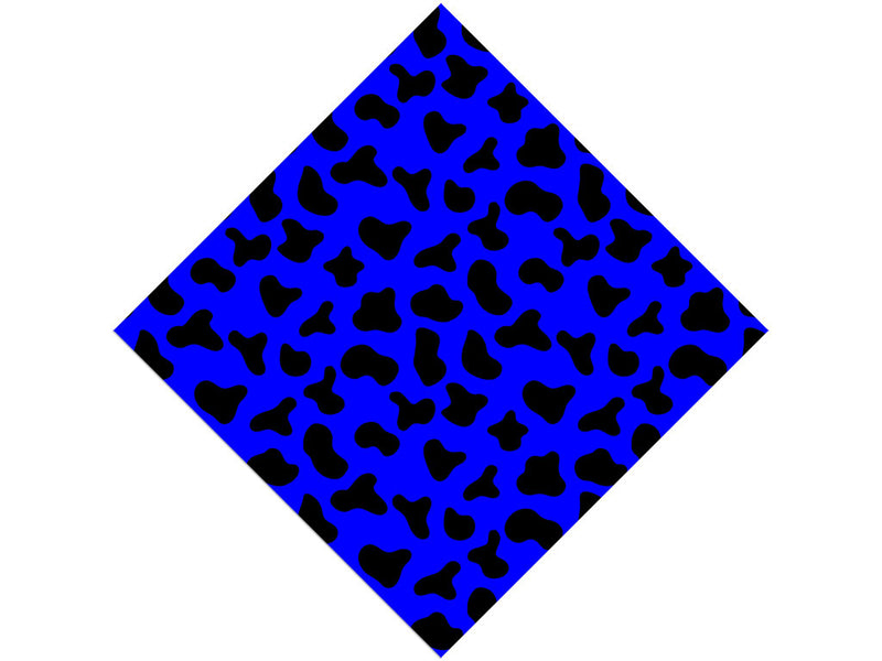 Blue Cow Vinyl Wrap Pattern