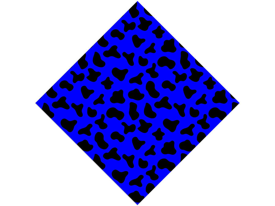 Blue Cow Vinyl Wrap Pattern