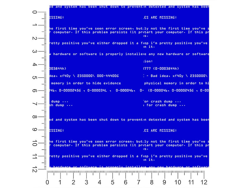 Blue Death Technology Vehicle Wrap Scale~Rwraps Series 914 Blue Death Technology Measurements~2