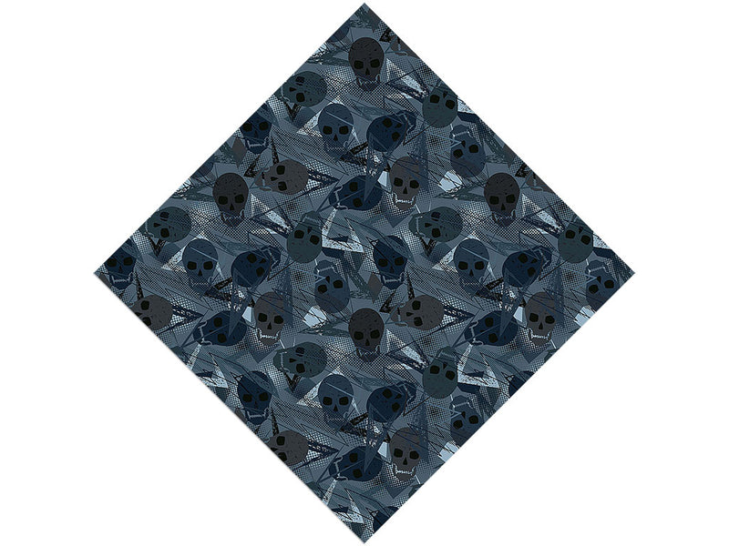 Blue Decomposition Halloween Vinyl Wrap Pattern