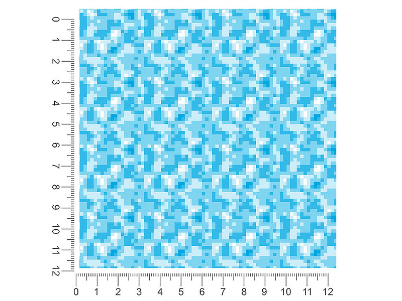 blue eyes pixel 1ft x 1ft Craft Sheets