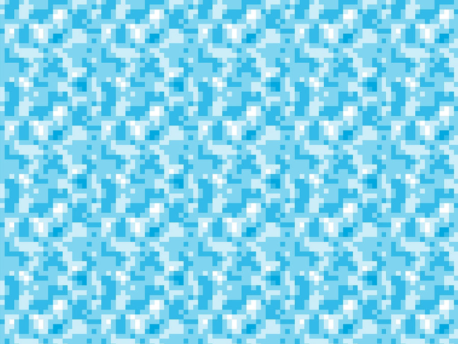 Blue Eyes Pixel Vinyl Wrap Pattern~Rwraps Series 914 Digitally Printed Vinyl Wrap~0