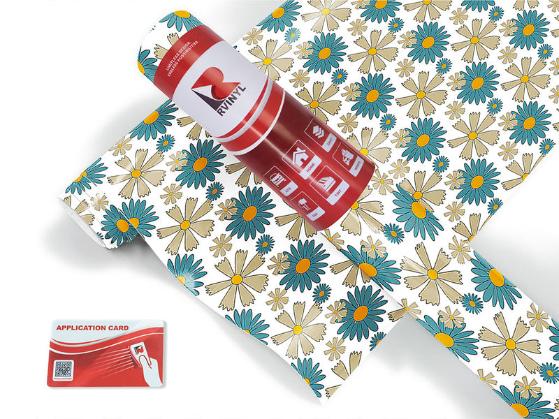 blue hawaii retro Craft Vinyl Roll
