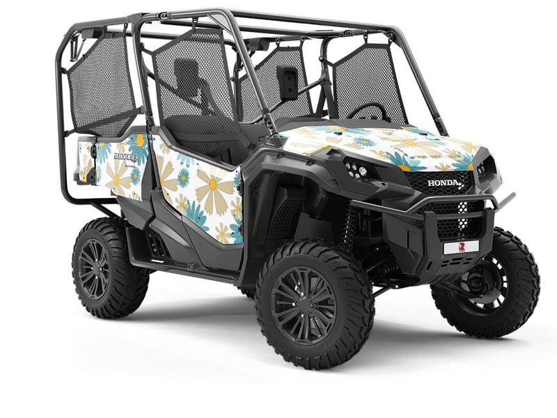 Blue Hawaii Retro Utility Vehicle Vinyl Wrap
