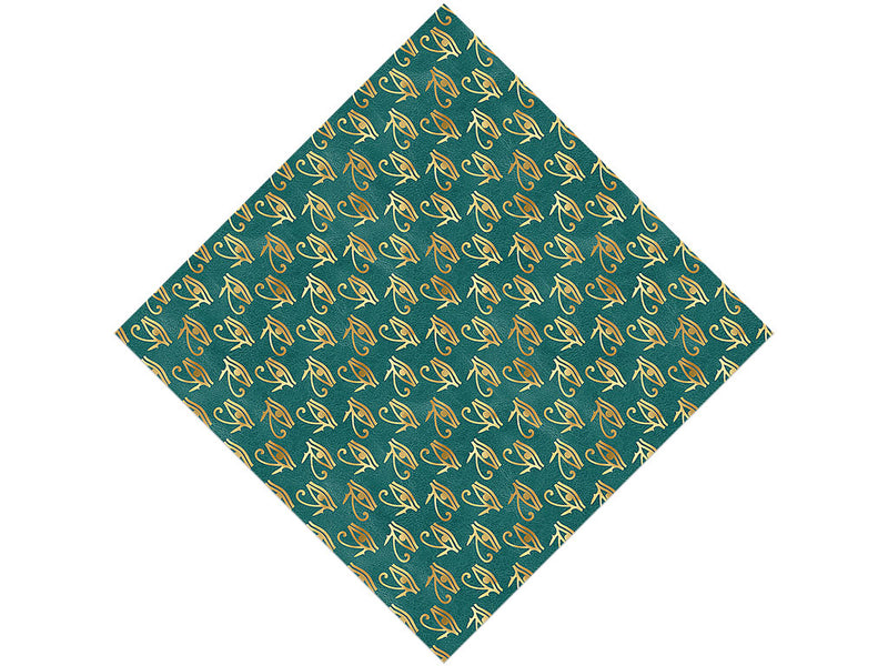 Blue Horace Egyptian Vinyl Wrap Pattern