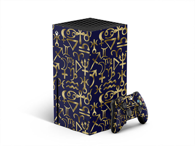 blue horoscopes astrology XBOX DIY Decal