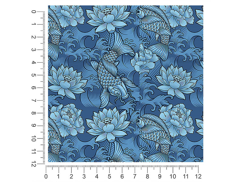 blue koi salt water 1ft x 1ft Craft Sheets