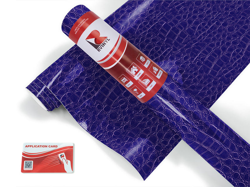 blue lagoon crocodile animal print Craft Vinyl Roll