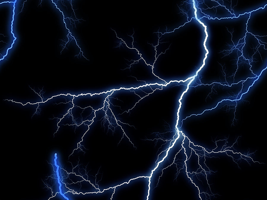 Blue Lightning Vinyl Wrap Pattern~Rwraps Series 914 Digitally Printed Vinyl Wrap~0