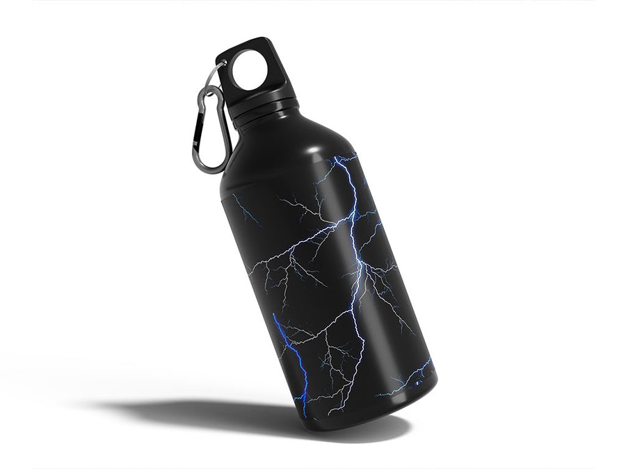 blue lightning lightning Water Bottle DIY Stickers