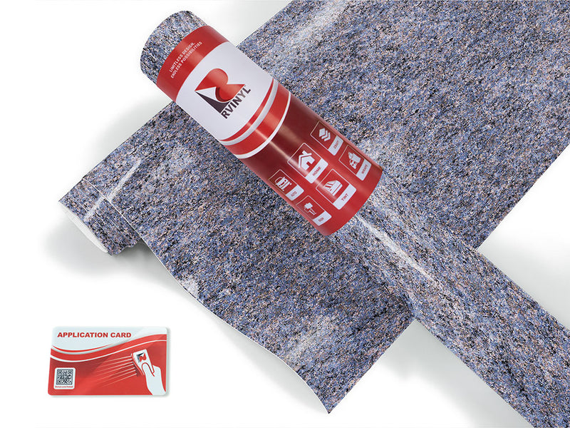 blue marmo granite stone Craft Vinyl Roll