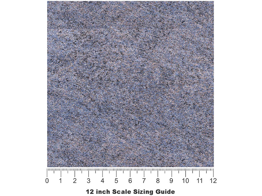 Blue Marmo Granite Vinyl Film Pattern Size 12 inch Scale~Rwraps Blue Marmo Granite Sizing Chart~2